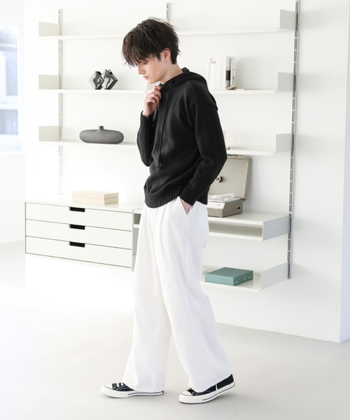 ASTRONOMY(アストロノミー)の「Buyer's Select/ハーフボタンニットパーカー(パーカー・メンズ・グレー/ブラック・M/XL/L)」の20枚目の写真