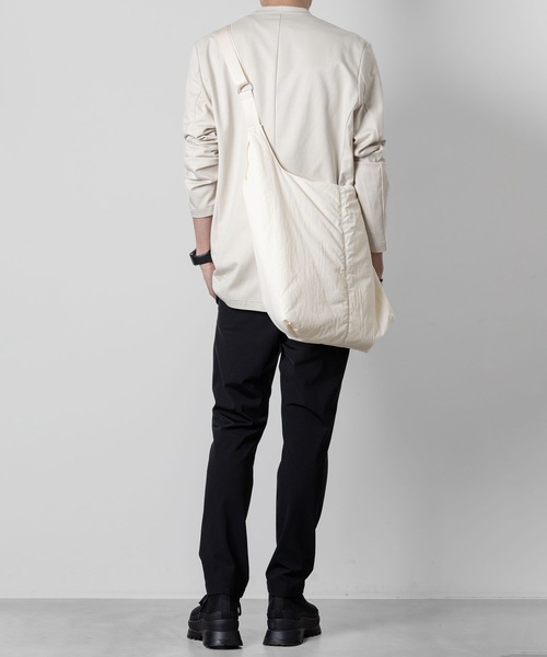 ATTACHMENT（アタッチメント）の「コットンダブルフェイス カラーレス カーディガン / COTTON DOUBLE FACE COLLARLESS CARDIGAN（カーディガン/ボレロ・メンズ・オフホワイト/ライトグレー/ブラック/ダークグレー・2/1/3/4）」の21枚目の写真