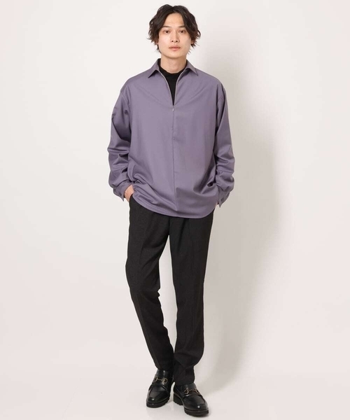 a.v.v(アーヴェヴェ)の「デニムライクスマートスラックス(デニムパンツ・メンズ・チャコールグレー/ネイビー/ブラック・46/48/50/44)」の19枚目の写真