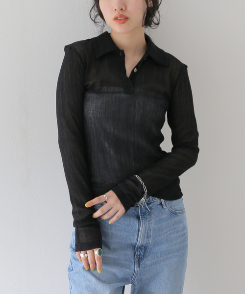 セール】シアーポロシャツ（ポロシャツ）｜Spick & Span