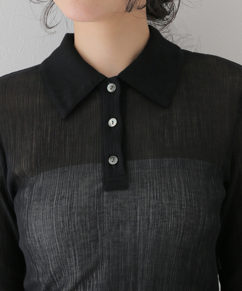 セール】シアーポロシャツ（ポロシャツ）｜Spick & Span（スピック