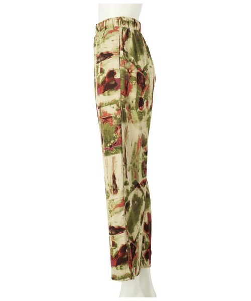 Settimissimo（セッティミッシモ）の「ヴィンテージサテンアートプリントパンツ（その他パンツ・レディース・ベージュ/オリーブ・FREE）」の16枚目の写真