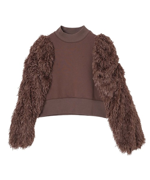 MILKFED.（ミルクフェド）の「FEATHER SLEEVE TOP（その他トップス・レディース・ブラック/ブラウン/グリーン・ONE SIZE）」の13枚目の写真