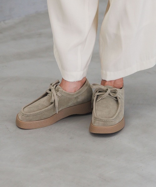 LEPSIM（レプシィム）の「モカシン　969892（モカシン/デッキシューズ・レディース・ベージュ/ブラック・MEDIUM/LARGE）」の6枚目の写真