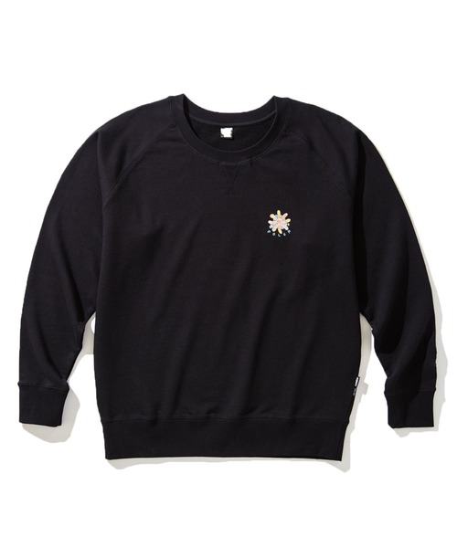 POLeR（ポーラー）の「POLER x Kinetics RAGLAN CREW（ポーラー×キネティクス ラグラン クルー）（スウェット・メンズ・ブラック/ネイビー/グリーン・X-LARGE/MEDIUM/LARGE）」の2枚目の写真