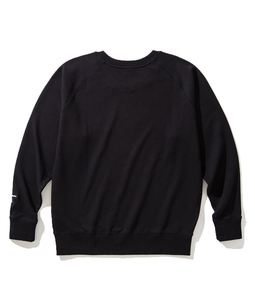 POLeR（ポーラー）の「POLER x Kinetics RAGLAN CREW（ポーラー×キネティクス ラグラン クルー）（スウェット・メンズ・ブラック/ネイビー/グリーン・X-LARGE/MEDIUM/LARGE）」の4枚目の写真
