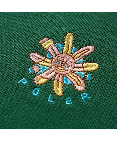 POLeR（ポーラー）の「POLER x Kinetics RAGLAN CREW（ポーラー×キネティクス ラグラン クルー）（スウェット・メンズ・ブラック/ネイビー/グリーン・X-LARGE/MEDIUM/LARGE）」の11枚目の写真