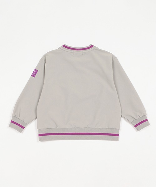 XLARGE KIDS（エクストララージキッズ）の「４ＷＡＹストレッチロゴブルオーバー（スウェット・キッズ・ライトグレー/ブラック・100cm/110cm/120cm/130cm/140cm/90cm）」の15枚目の写真