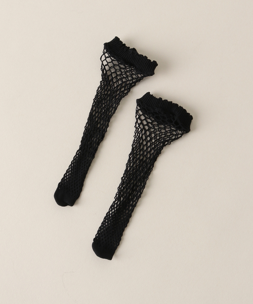 VERMEIL par iena(ヴェルメイユパーイエナ)の「【Girardi/ジラルディ】mesh socks(ソックス/靴下・レディース・ブラック・FREE)」の1枚目の写真