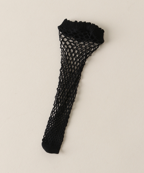 VERMEIL par iena(ヴェルメイユパーイエナ)の「【Girardi/ジラルディ】mesh socks(ソックス/靴下・レディース・ブラック・FREE)」の2枚目の写真