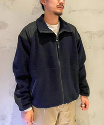 【URU / ウル】WOOL CASHMERE FLEECE ZIP UP BLOUSON