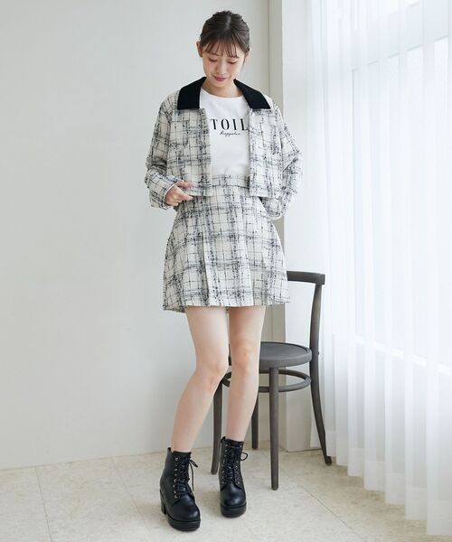 MAJESTIC LEGON(マジェスティックレゴン)の「アソートメッセージTシャツ(Tシャツ/カットソー・レディース・オフホワイト/ブラック系その他/グレー系その他/ホワイト系その他・MEDIUM)」の8枚目の写真
