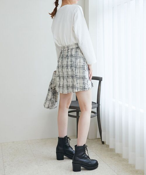 MAJESTIC LEGON(マジェスティックレゴン)の「アソートメッセージTシャツ(Tシャツ/カットソー・レディース・オフホワイト/ブラック系その他/グレー系その他/ホワイト系その他・MEDIUM)」の10枚目の写真