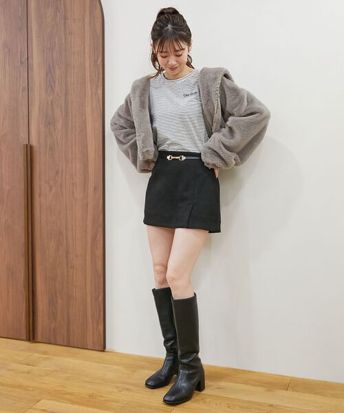 MAJESTIC LEGON(マジェスティックレゴン)の「アソートメッセージTシャツ(Tシャツ/カットソー・レディース・オフホワイト/ブラック系その他/グレー系その他/ホワイト系その他・MEDIUM)」の16枚目の写真