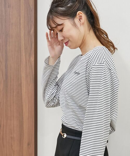 MAJESTIC LEGON(マジェスティックレゴン)の「アソートメッセージTシャツ(Tシャツ/カットソー・レディース・オフホワイト/ブラック系その他/グレー系その他/ホワイト系その他・MEDIUM)」の20枚目の写真