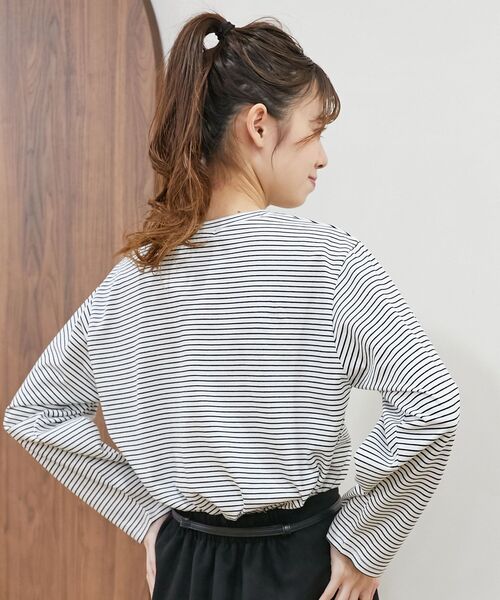 MAJESTIC LEGON(マジェスティックレゴン)の「アソートメッセージTシャツ(Tシャツ/カットソー・レディース・オフホワイト/ブラック系その他/グレー系その他/ホワイト系その他・MEDIUM)」の21枚目の写真