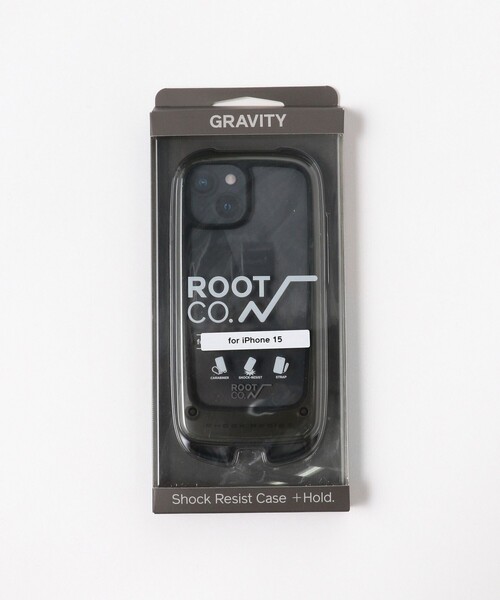 ROOT CO iPhone15 ケース ブラック ROOT CO. iPhone15 ケース Pro GRAVITY Shock Resist Case