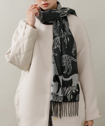 KATHARINE ROSS（キャサリンロス）の「【KATHARINE ROSS】サファリ柄マフラー（マフラー・レディース）」