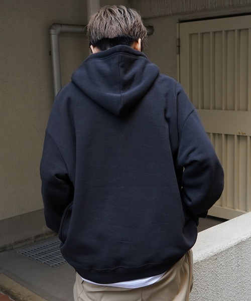 ILL'S(イルズ)の「ワンポイント刺繍ロゴ おじ刺繍 / デイリーウォーキング ビッグシルエット 裏起毛プルオーバーパーカー フーディー カットソー ユニセックス【ILL'S】(パーカー・メンズ・ブラック系その他2/杢グレー/グレー系その他2/グレー系その他3/グリーン/ブラック/グレー系3/グレー系/ベージュ系その他/グレー系その他/ベージュ系その他3/グリーン系その他2・L/M/XL)」の16枚目の写真