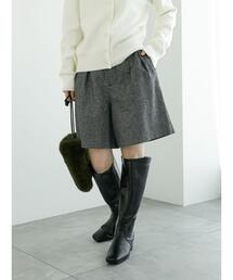 Te chichi | ネップツイードベルト付ショートパンツ(その他パンツ)