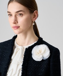 ANAYI（アナイ）の「シアーフラワーコサージュ（ブローチ/コサージュ）」