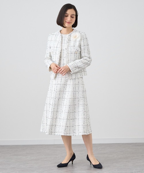 ANAYI（アナイ）の「シアーフラワーコサージュ（ブローチ/コサージュ・レディース・オフホワイト/ネイビー・FREE）」の18枚目の写真