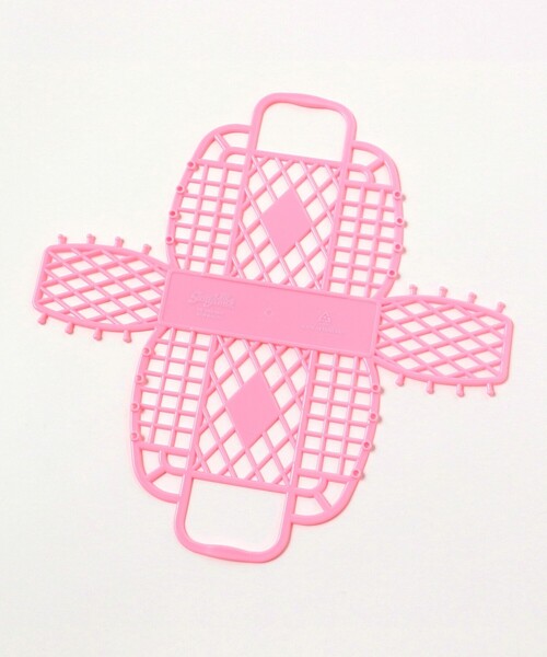 こども ビームス（コドモビームス）の「Sun Jellies / レトロ バスケット ミニ（かごバッグ・キッズ・レッド系その他2/イエロー/サックスブルー・ONE SIZE）」の9枚目の写真