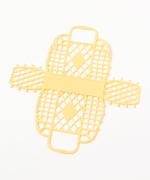 こども ビームス（コドモビームス）の「Sun Jellies / レトロ バスケット ミニ（かごバッグ・キッズ・レッド系その他2/イエロー/サックスブルー・ONE SIZE）」の12枚目の写真