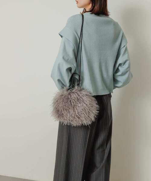 SENSE OF PLACE by URBAN RESEARCH(センスオブプレイスバイアーバンリサーチ)の「マルチウェイファーショルダーバッグ(ショルダーバッグ・レディース・ブルー/ベージュ/グレー・ONE)」の8枚目の写真