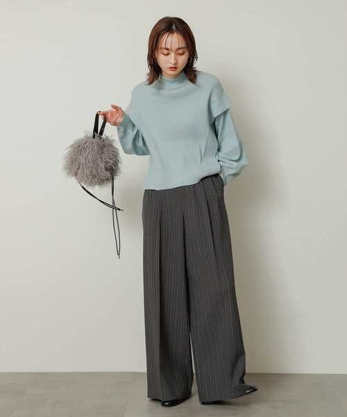 SENSE OF PLACE by URBAN RESEARCH(センスオブプレイスバイアーバンリサーチ)の「マルチウェイファーショルダーバッグ(ショルダーバッグ・レディース・ブルー/ベージュ/グレー・ONE)」の9枚目の写真