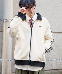 SIGNAL SPORTS | 【SIGNAL SPORTS】ワンポイント刺繍/ラインルーズトラックジャケット(ブルゾン)