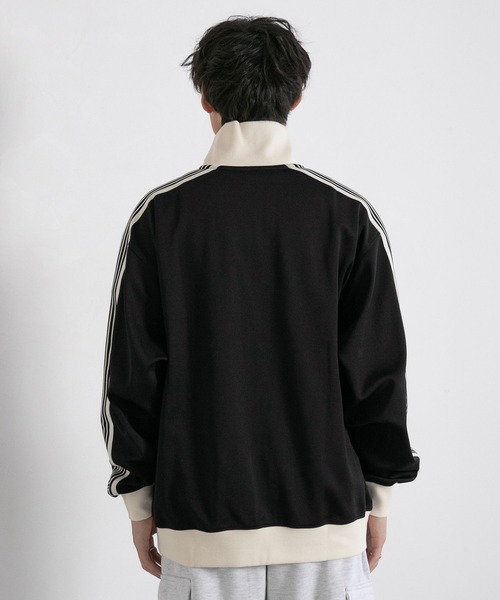 SIGNAL SPORTS（シグナルスポーツ）の「【SIGNAL SPORTS】ワンポイント刺繍/ラインルーズトラックジャケット（ブルゾン・メンズ・ホワイト/ライトブルー/ブラック/グリーン・SMALL/MEDIUM/LARGE）」の19枚目の写真