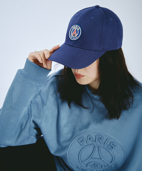 PARIS SAINT-GERMAIN（パリサンジェルマン）の「【Paris Saint-Germain】WEEPLAY ESSENTIAL LOGO CAP（キャップ・メンズ・チャコールグレー/ホワイト/ネイビー・FREE）」の3枚目の写真
