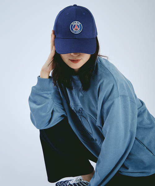 PARIS SAINT-GERMAIN（パリサンジェルマン）の「【Paris Saint-Germain】WEEPLAY ESSENTIAL LOGO CAP（キャップ・メンズ・チャコールグレー/ホワイト/ネイビー・FREE）」の4枚目の写真
