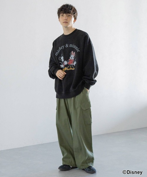 Disney（ディズニー）の「【SIGNAL SPORTS】DISNEY/ディズニーコラボ裏起毛ルーズスウェット（スウェット・メンズ・ライトブルー/ブラック/その他4・MEDIUM/LARGE）」の5枚目の写真