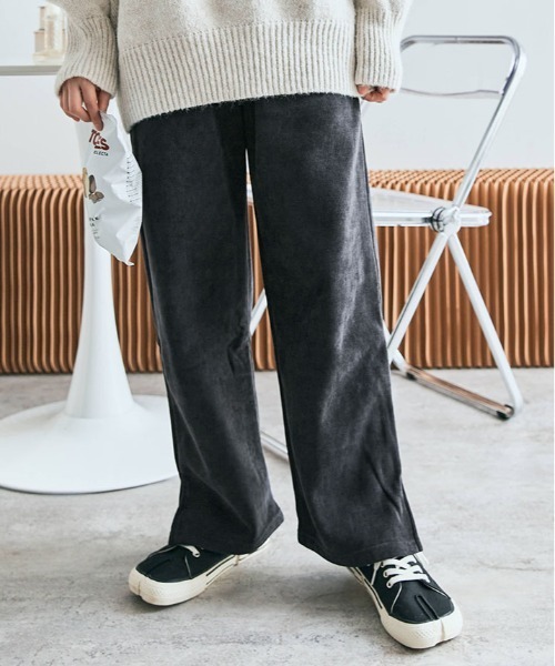kirakiraShop(キラキラショップ)の「裏起毛 コーデュロイ イージー パンツ(その他パンツ・レディース・ブラック/オフホワイト/チャコール/モカ・M/L)」の15枚目の写真