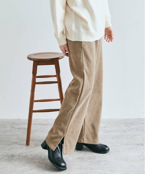 kirakiraShop(キラキラショップ)の「裏起毛 コーデュロイ イージー パンツ(その他パンツ・レディース・ブラック/オフホワイト/チャコール/モカ・M/L)」の22枚目の写真