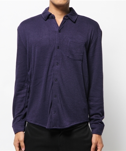 SENSE OF PLACE by URBAN RESEARCH（センスオブプレイスバイアーバンリサーチ）の「-B-ブークレシャツ（シャツ/ブラウス・メンズ・ホワイト/ネイビー・M/L）」の3枚目の写真