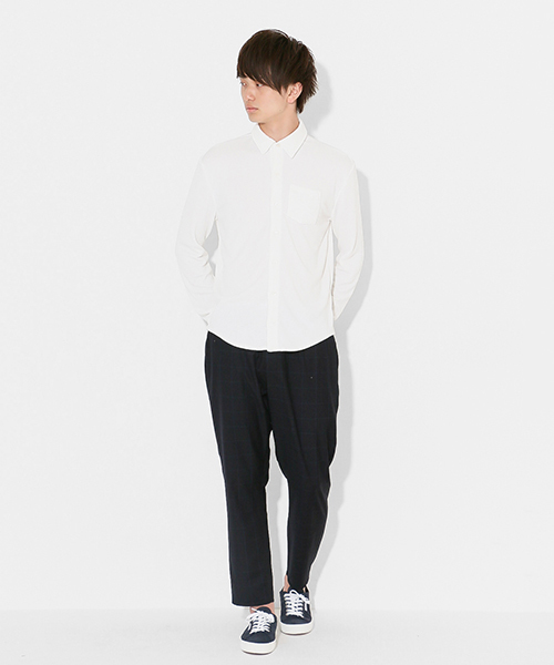 SENSE OF PLACE by URBAN RESEARCH（センスオブプレイスバイアーバンリサーチ）の「-B-ブークレシャツ（シャツ/ブラウス・メンズ・ホワイト/ネイビー・M/L）」の12枚目の写真