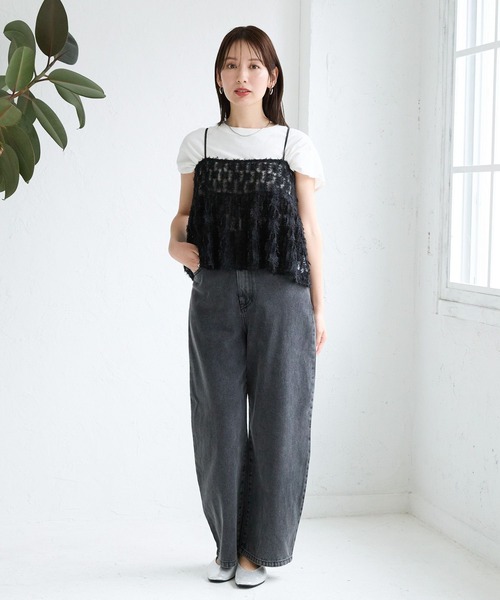 LEPSIM(レプシィム)の「カーブデニムパンツ 987515(デニムパンツ・レディース・ブルー系その他2/ブルー系その他/ブラック系その他/ライトブルー/ネイビー/ブルー系その他3/ライトグレー・MEDIUM/SMALL/LARGE)」の22枚目の写真