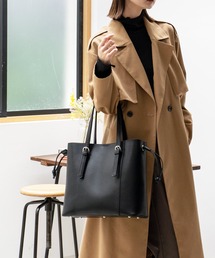 BAGinBAG付きインナーカラートートバッグ