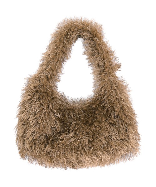 titivate（ティティベイト）の「ﾌﾘﾝｼﾞｼｬｷﾞｰﾊﾞｯｸﾞ（ハンドバッグ・レディース・ブラウン/ベージュ/ブラック・FREE）」の15枚目の写真