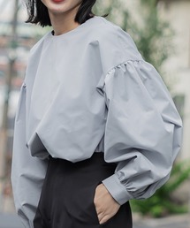 【WEB限定セール】パリフワバックリボンAラインブラウス