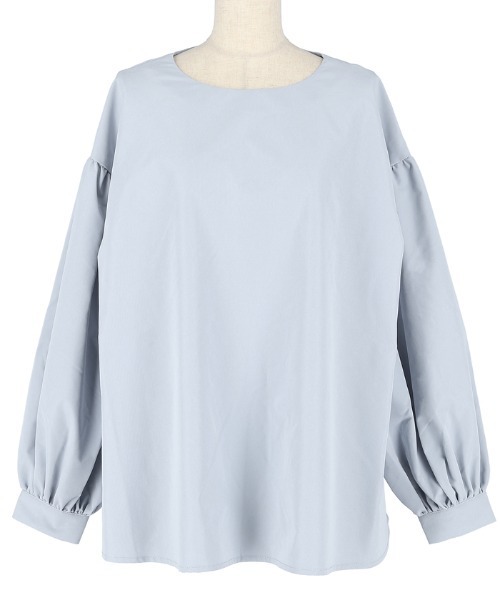 coca(coca)(コカ)の「【WEB限定セール】パリフワバックリボンAラインブラウス(シャツ/ブラウス・レディース・ライトブルー/ライトベージュ・M/L)」の15枚目の写真
