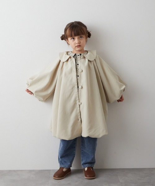 riziere（リジェール）の「ラウンドカラーバルーンワンピースコート（その他アウター・キッズ・ブラック/ライトベージュ・90/100/110/120/130/140/150）」の20枚目の写真