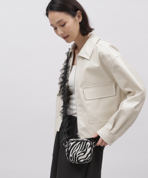 LAKOLE(ラコレ)の「カスタムスクエアポーチ / 105056(ポーチ・レディース・ライトグレー/ブラック/レオパード/ゼブラ・FREE)」の22枚目の写真