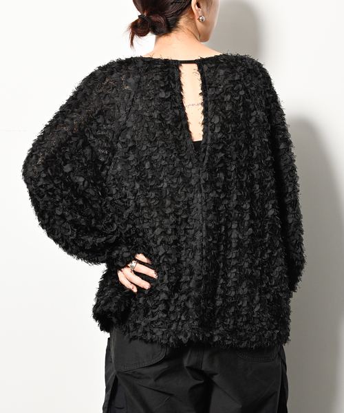 CITYSHOP(シティーショップ)の「RUFFLE PULLOVER:ブラウス(シャツ/ブラウス・レディース・ブラック・FREE)」の8枚目の写真