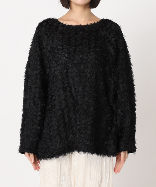 CITYSHOP(シティーショップ)の「RUFFLE PULLOVER:ブラウス(シャツ/ブラウス・レディース・ブラック・FREE)」の9枚目の写真