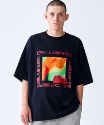 Iroquois | IROQUOIS イロコイ / ELAPSE BIG-T ハーフラバーグラフィックプリントビッグシルエットTシャツ / 176113(Tシャツ/カットソー)