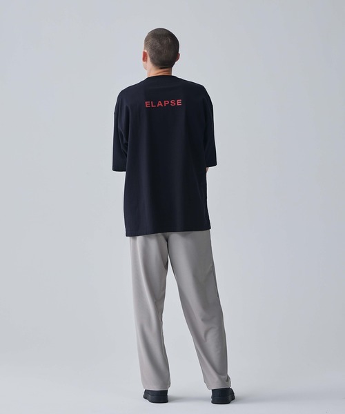 Iroquois（イロコイ）の「IROQUOIS イロコイ / ELAPSE BIG-T ハーフラバーグラフィックプリントビッグシルエットTシャツ / 176113（Tシャツ/カットソー・メンズ・ホワイト×グリーン/ブラック×レッド・1/2）」の5枚目の写真